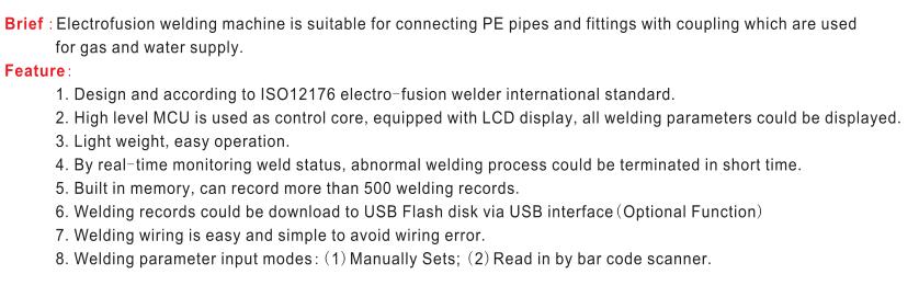 Electrofusion Machine-Qingdao PolyFusion Machinery Co., LTD--PolyFusion ...